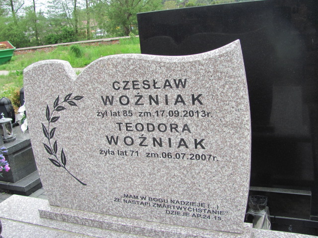 Czesław Woźniak Tuszyn - Grobonet - Wyszukiwarka osób pochowanych