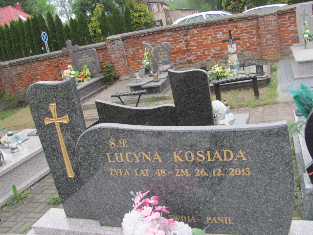 Lucyna Kosiada 1965 Tuszyn - Grobonet - Wyszukiwarka osób pochowanych