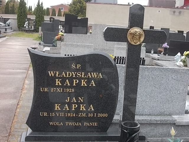 Władysława Kapka 1929 Tuszyn - Grobonet - Wyszukiwarka osób pochowanych