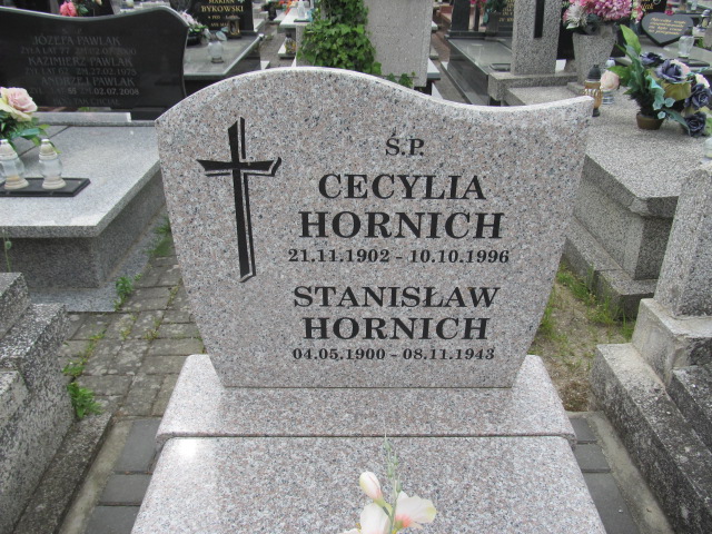 Cecylia Hornich 1902 Tuszyn - Grobonet - Wyszukiwarka osób pochowanych